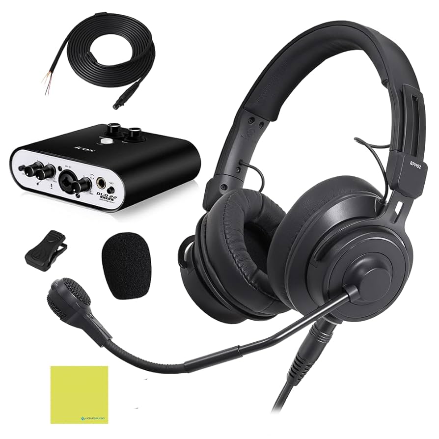Amazon.com: Audio Technica Headset Broadcast Stereo Headset